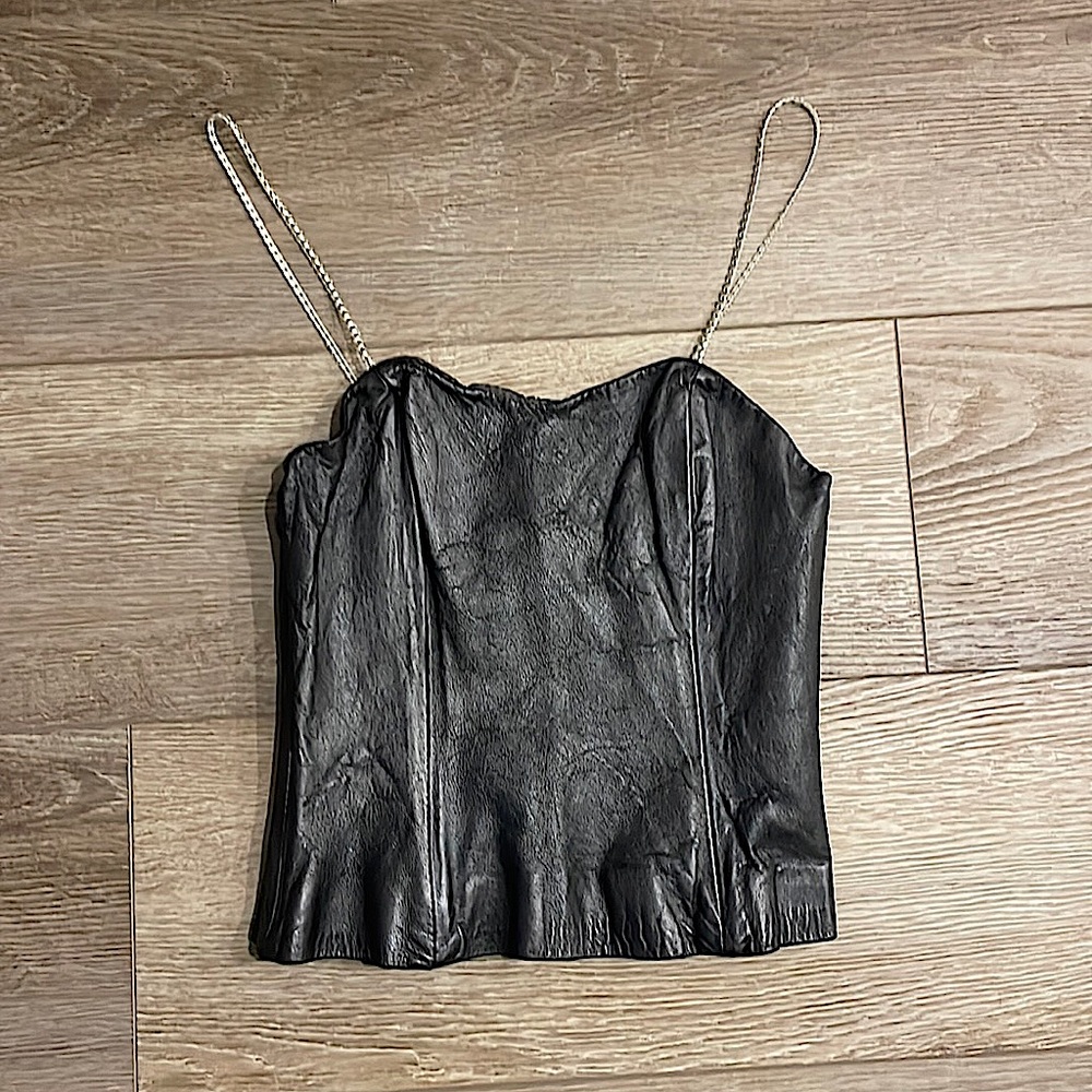 DANIER Genuine Leather Top